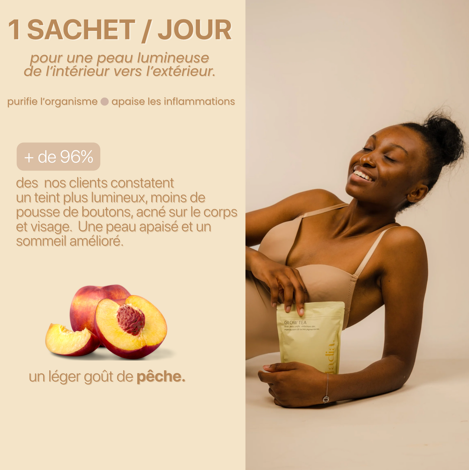 Glow Tea - Thé purifiant au curcuma & camomille l  Anti-taches et imperfections