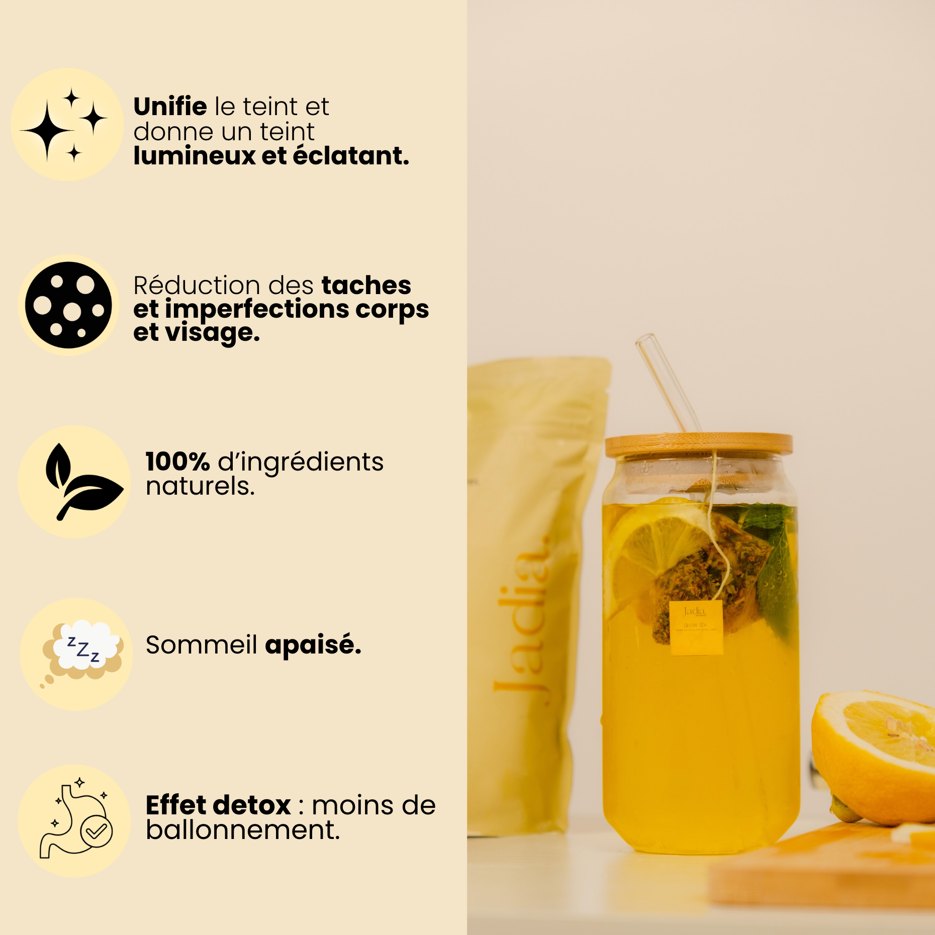 Glow Tea - Thé purifiant au curcuma & camomille l Anti-taches et imperfections
