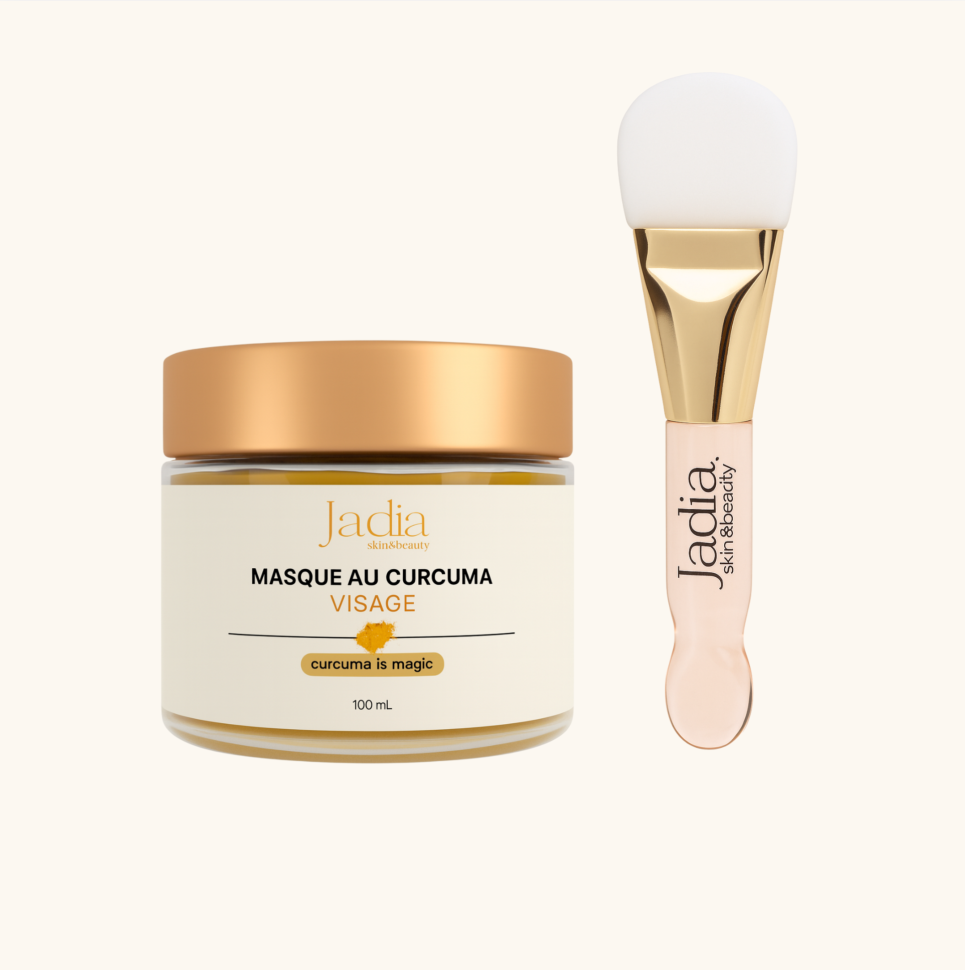 Masque au Curcuma "Anti-taches" + 1 pinceau applicateur OFFERT