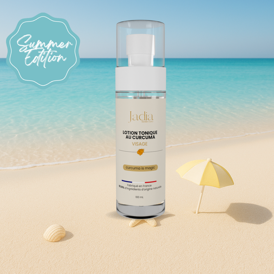 Lotion Tonique Curcuma &quot;Anti-taches&quot; - Jadia©