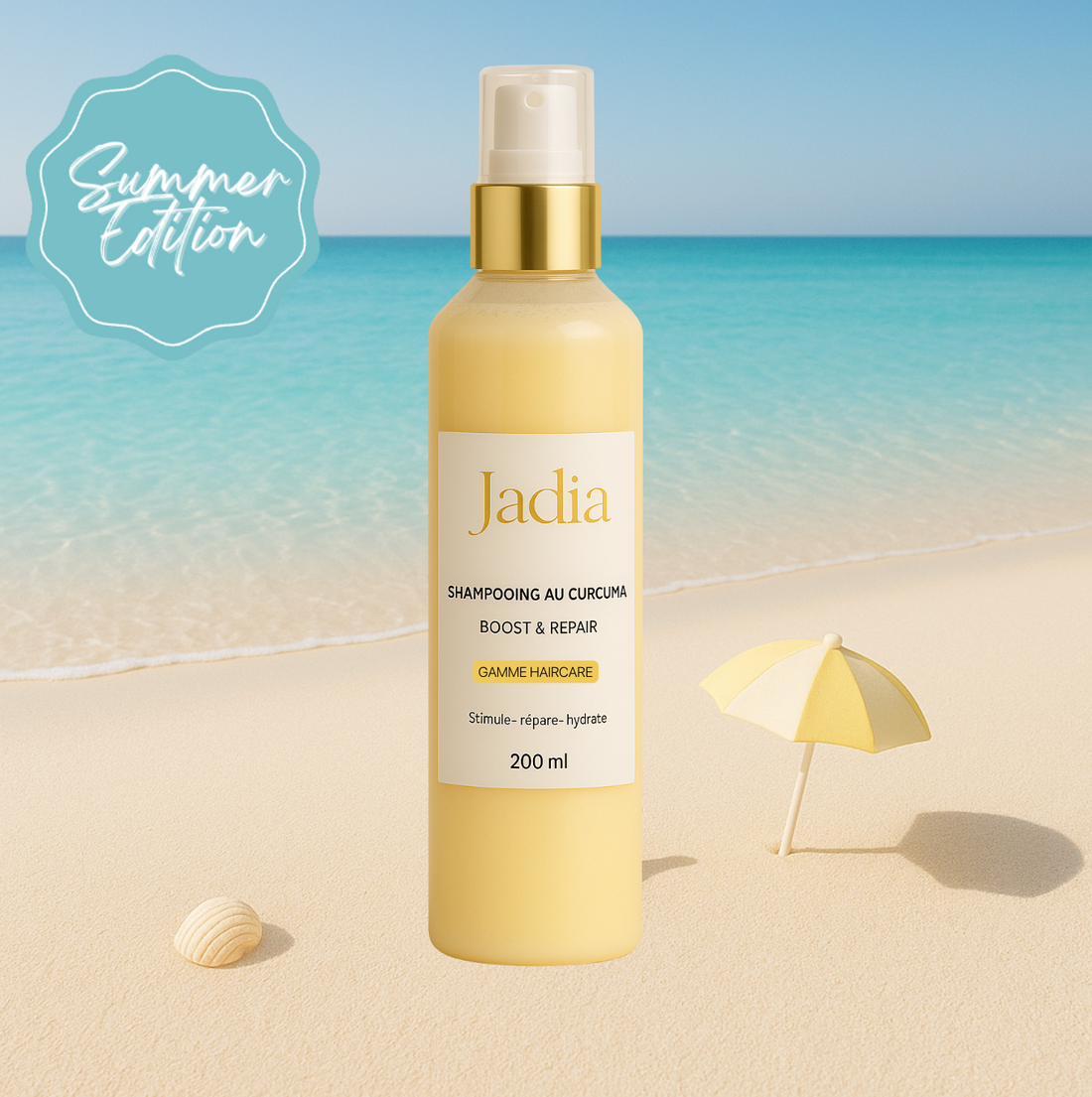 Shampoing au Curcuma Jadia© l Protège &amp; Répare